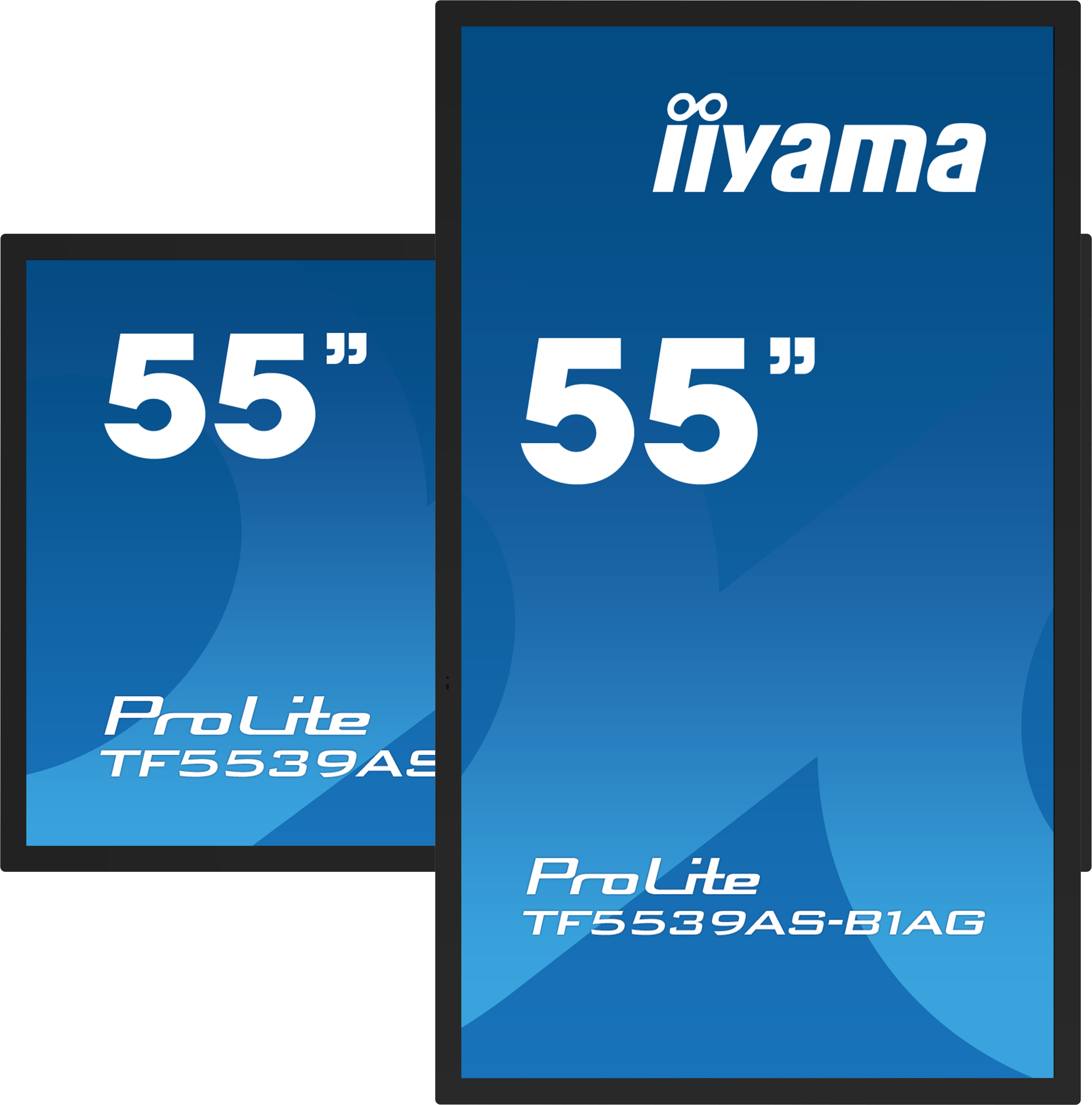 iiyama TF5539AS-B1AG Écran d'affichage dynamique Écran plat de signalisation numérique 138,7 cm (54.6") LED 500 cd/m² 4K Ultra HD Noir Écran tactile Intégré dans le processeur Android 24/7