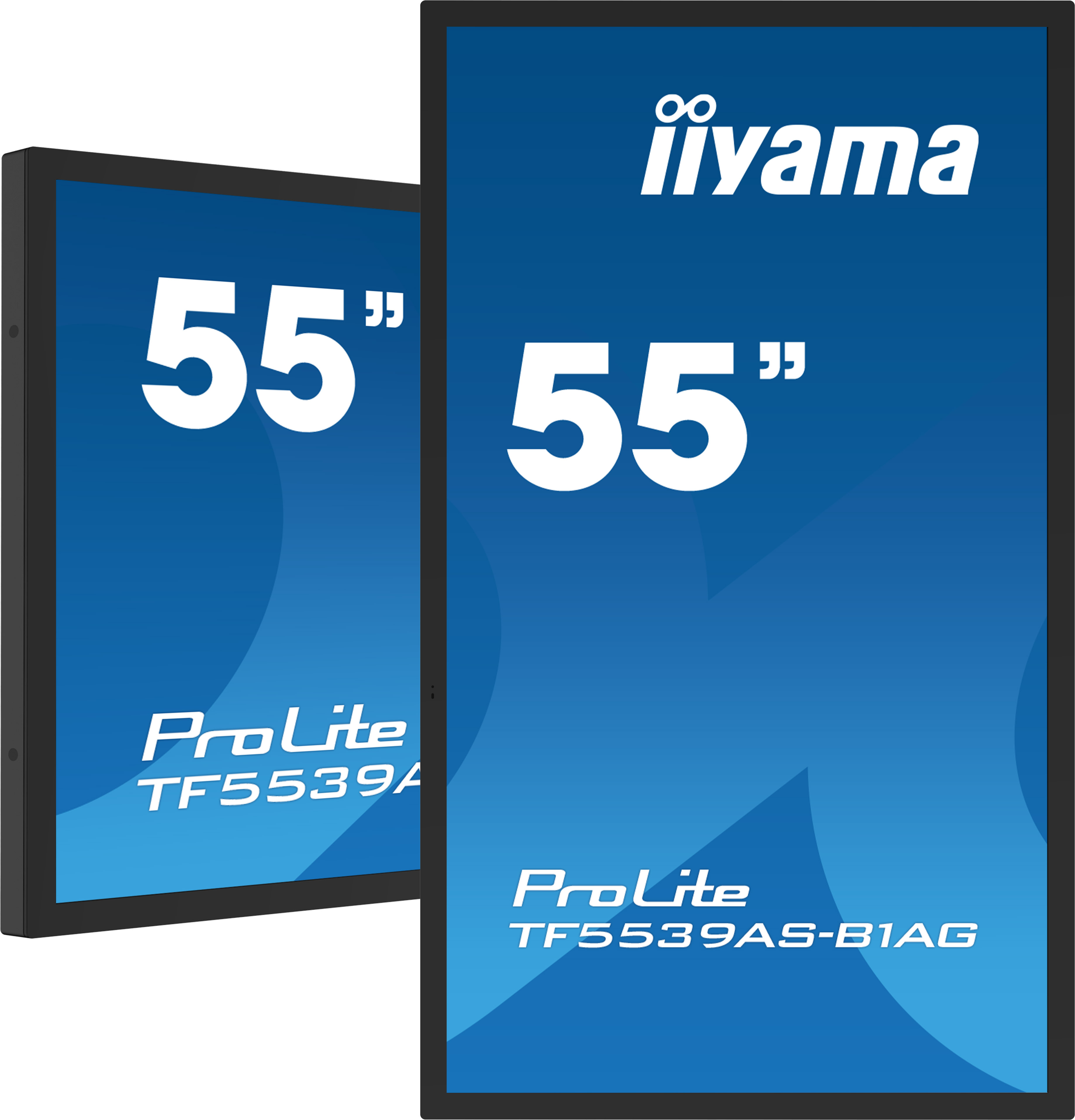 iiyama TF5539AS-B1AG Écran d'affichage dynamique Écran plat de signalisation numérique 138,7 cm (54.6") LED 500 cd/m² 4K Ultra HD Noir Écran tactile Intégré dans le processeur Android 24/7