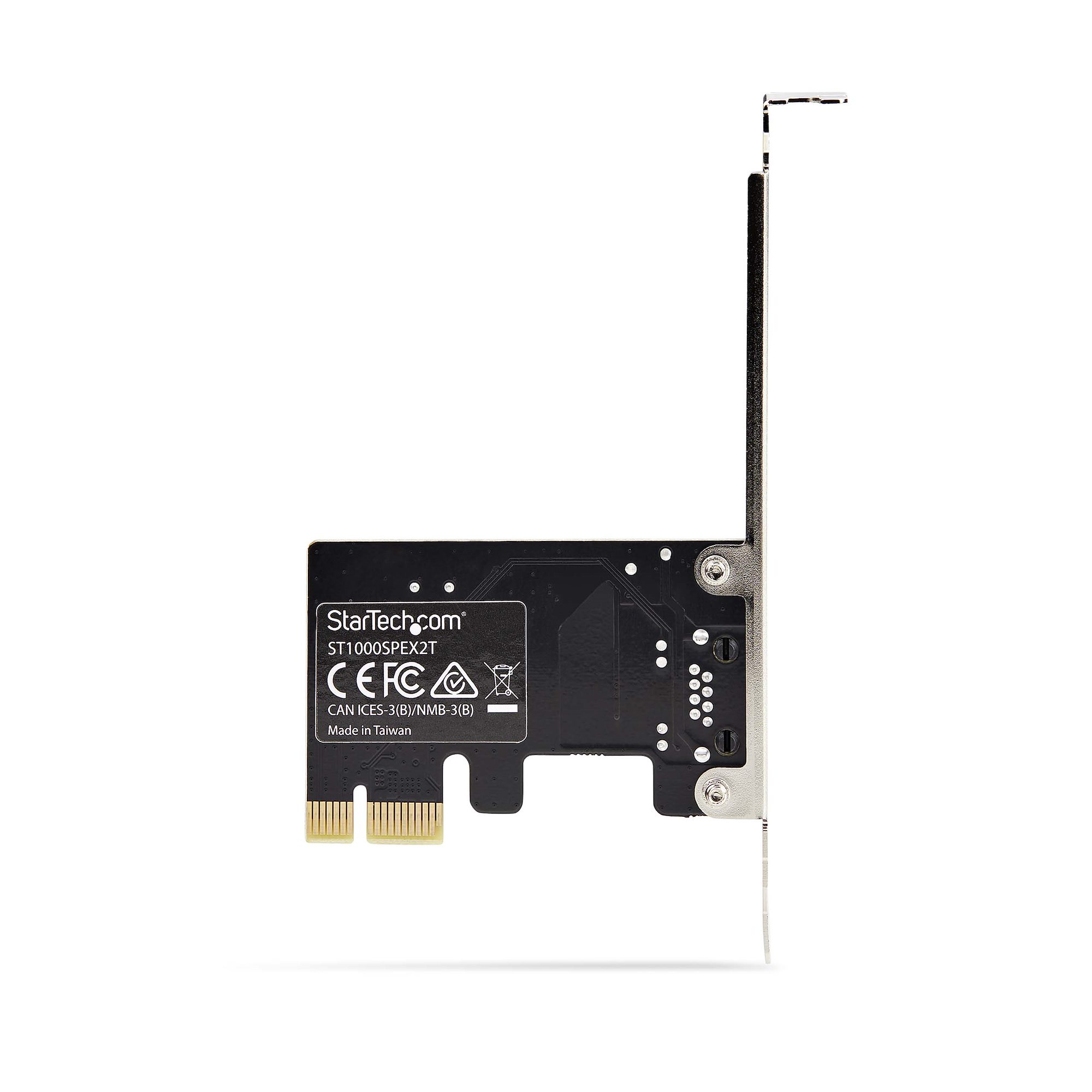 StarTech.com Carte Réseau PCIe Gigabit à 1 Port, Carte LAN PCI Express 10/100/1000Mbps, NIC, Realtek RTL8111H, Fonctionne avec Windows et Linux, Conforme TAA
