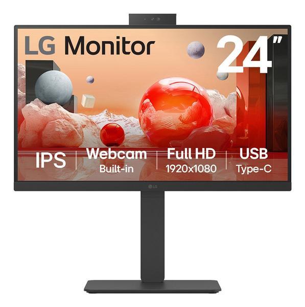 LG 24BA850-B écran plat de PC 60,5 cm (23.8") 1920 x 1080 pixels Full HD Noir