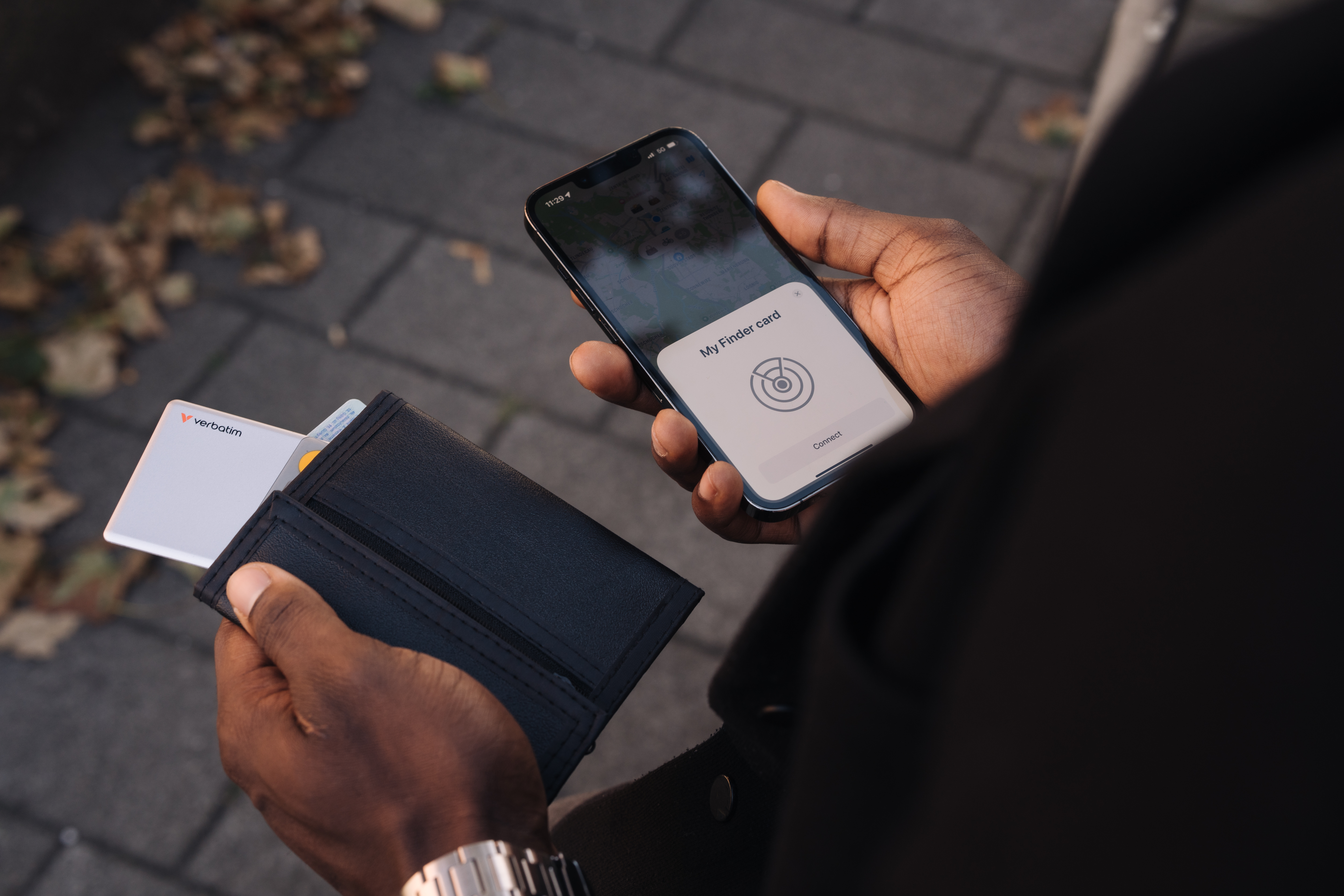 Verbatim My Finder Personnel Recherche Noir, Argent, Blanc