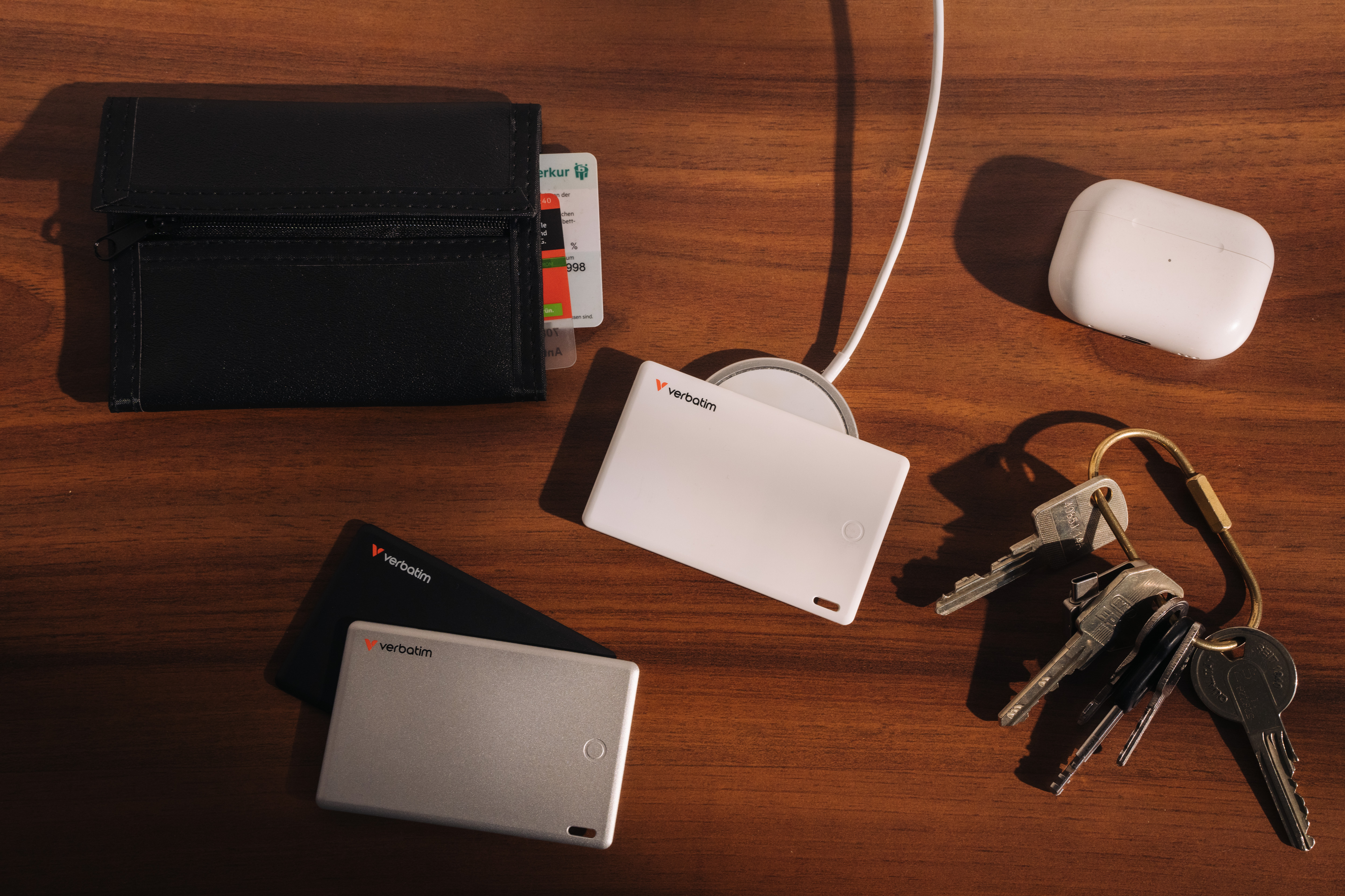 Verbatim My Finder Personnel Recherche Noir, Argent, Blanc