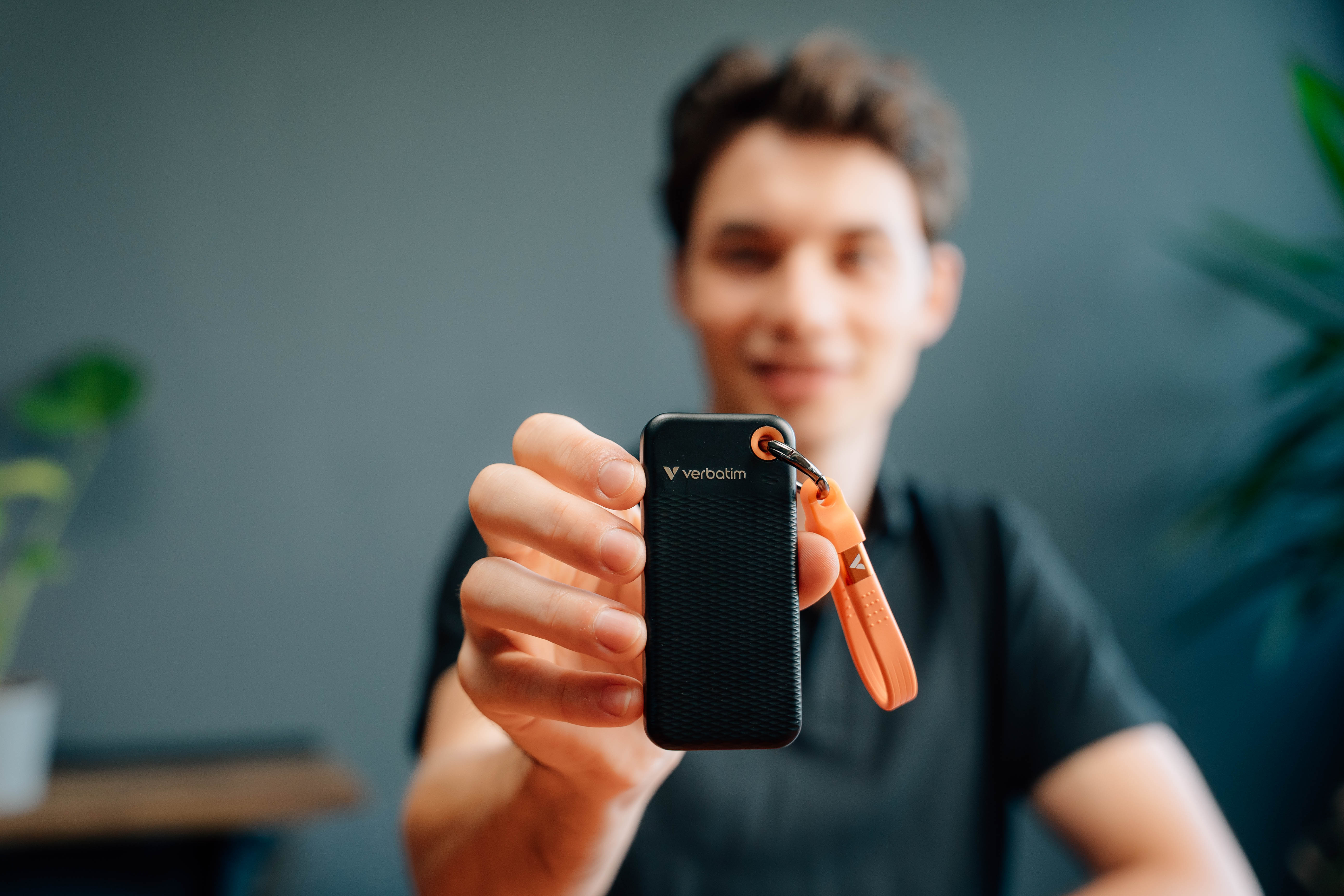 Verbatim Pocket SSD 1 To USB Type-C 3.2 Gen 2 (3.1 Gen 2) Noir, Orange