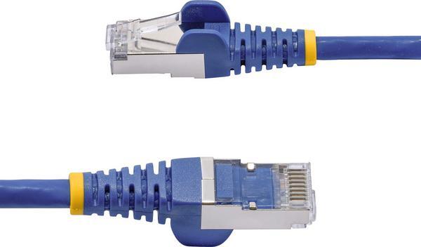 StarTech.com Câble Ethernet CAT8 Bleu de 3m, RJ45 Snagless, 25G/40G, 2000MHz, 100W PoE++, S/FTP, Fil de Cuivre Pur 26AWG, LSZH, Cordon de Raccordement Réseau Blindé avec Serre-Câble, Testé par Fluke Channel
