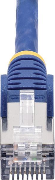 StarTech.com Câble Ethernet CAT8 Bleu de 3m, RJ45 Snagless, 25G/40G, 2000MHz, 100W PoE++, S/FTP, Fil de Cuivre Pur 26AWG, LSZH, Cordon de Raccordement Réseau Blindé avec Serre-Câble, Testé par Fluke Channel
