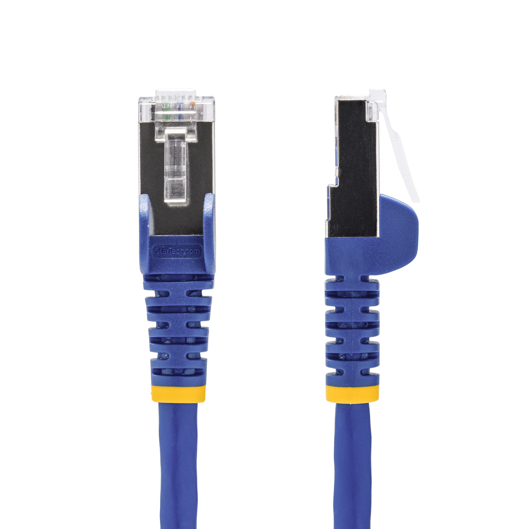 StarTech.com Câble Ethernet CAT8 Bleu de 50cm, RJ45 Snagless, 25G/40G, 2000MHz, 100W PoE++, S/FTP, Fil de Cuivre Pur 26AWG, LSZH, Cordon de Raccordement Réseau Blindé avec Serre-Câble, Testé par Fluke Channel