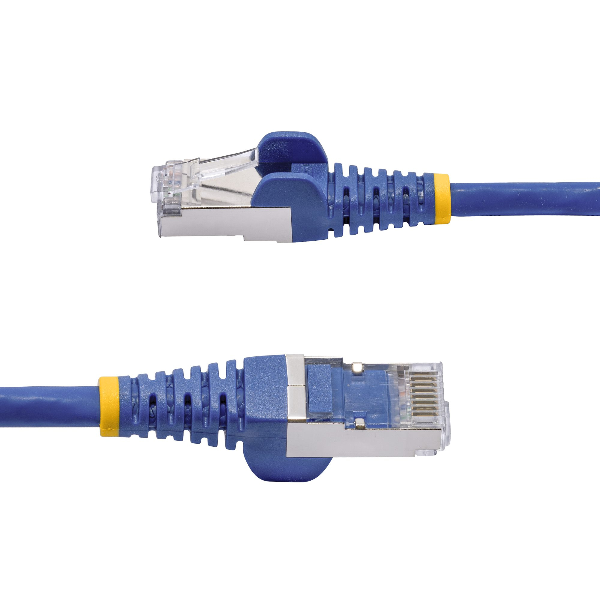 StarTech.com Câble Ethernet CAT8 Bleu de 50cm, RJ45 Snagless, 25G/40G, 2000MHz, 100W PoE++, S/FTP, Fil de Cuivre Pur 26AWG, LSZH, Cordon de Raccordement Réseau Blindé avec Serre-Câble, Testé par Fluke Channel