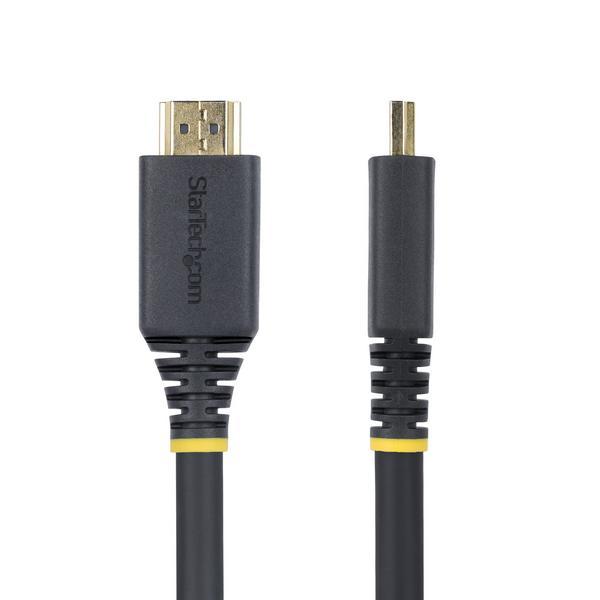 StarTech.com Câble HDMI Haut Débit de 7m Certifié Premium, 4K 60Hz/1440p 144Hz, HDR10/HDCP 2.2/ARC, 18Gbps, Cordon HDMI 2.0 UHD pour TV/Moniteur/Affichage, Gaine TPE