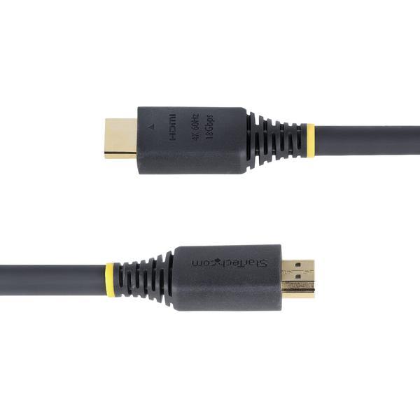 StarTech.com Câble HDMI Haut Débit de 7m Certifié Premium, 4K 60Hz/1440p 144Hz, HDR10/HDCP 2.2/ARC, 18Gbps, Cordon HDMI 2.0 UHD pour TV/Moniteur/Affichage, Gaine TPE