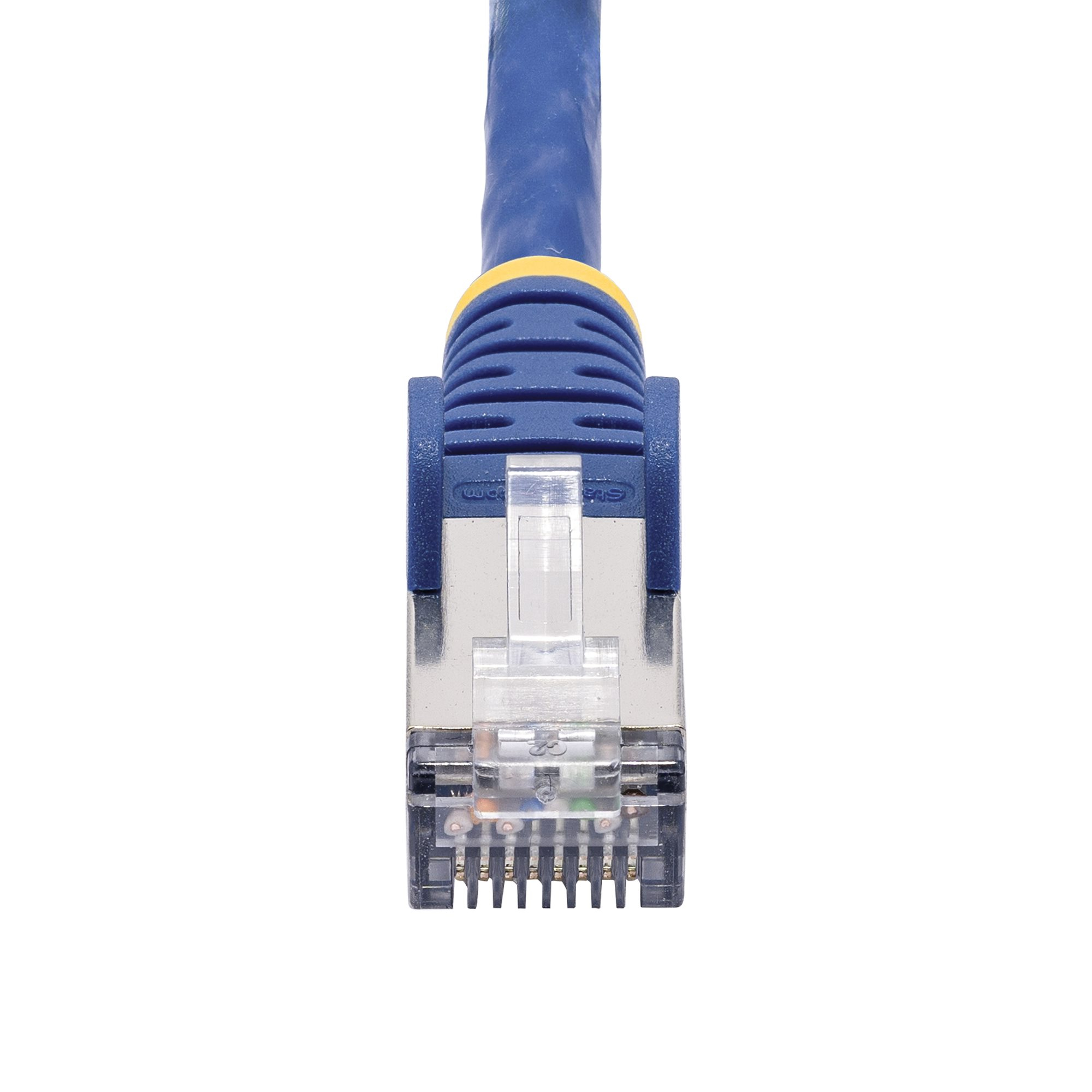 StarTech.com Câble Ethernet CAT8 Bleu de 1m, RJ45 Snagless, 25G/40G, 2000MHz, 100W PoE++, S/FTP, Fil de Cuivre Pur 26AWG, LSZH, Cordon de Raccordement Réseau Blindé avec Serre-Câble, Testé par Fluke Channel