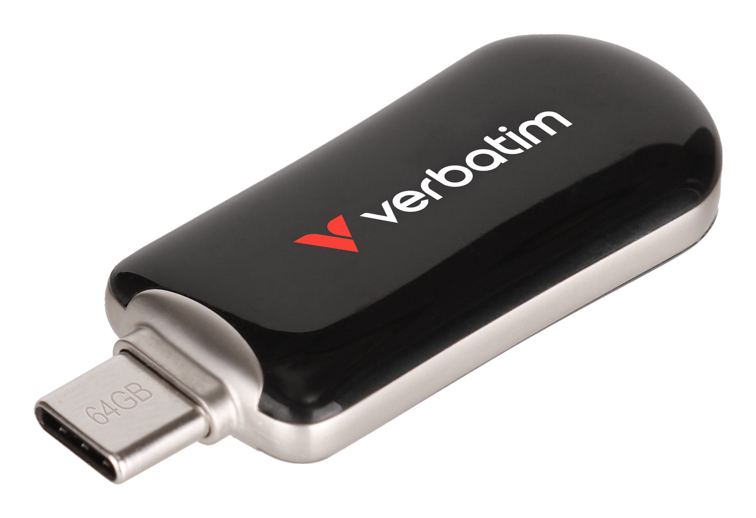 Verbatim 30224 lecteur USB flash 64 Go USB Type-C 3.2 Gen 1 (3.1 Gen 1) Noir