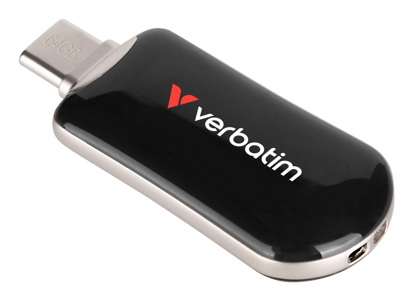 Verbatim 30224 lecteur USB flash 64 Go USB Type-C 3.2 Gen 1 (3.1 Gen 1) Noir