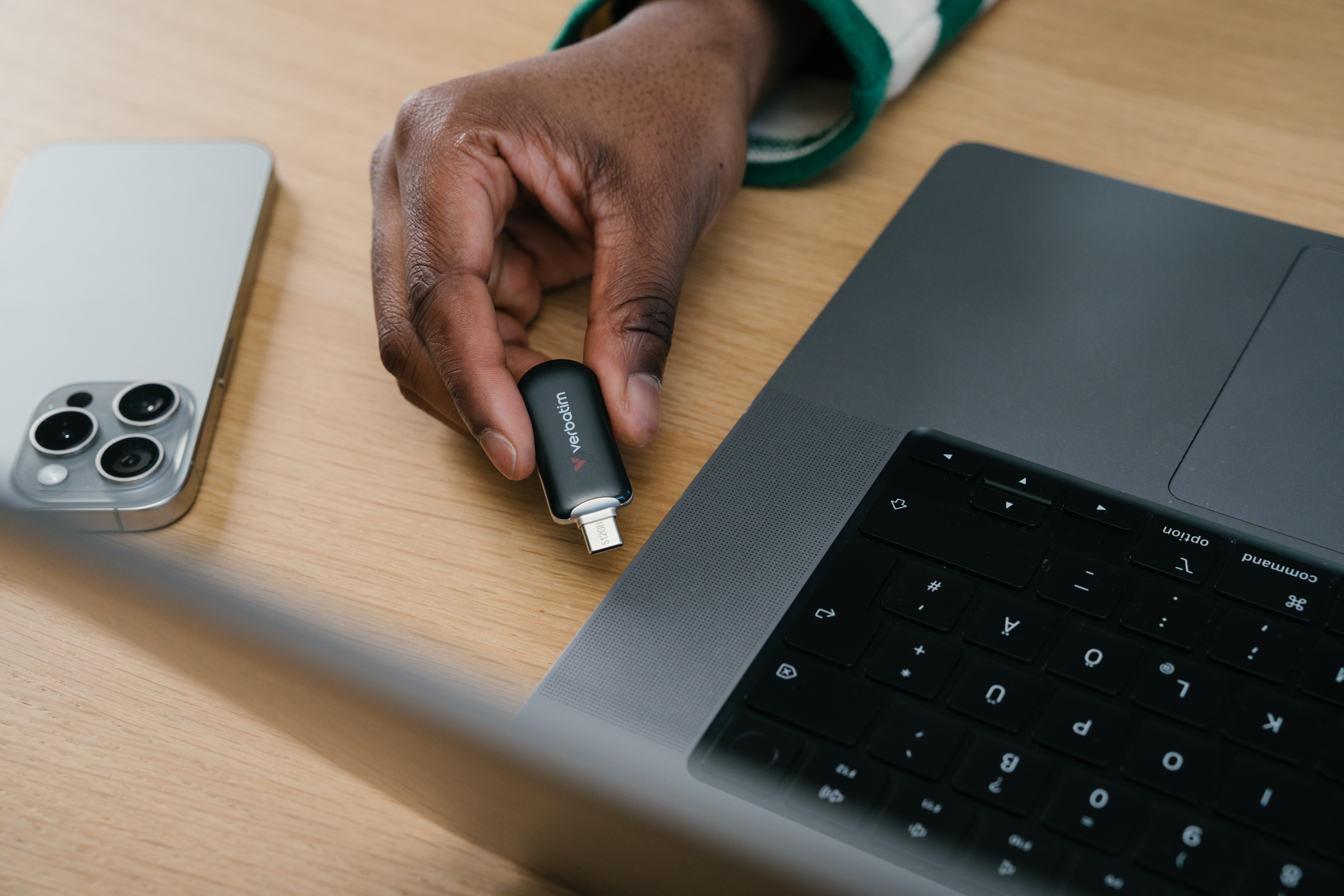 Verbatim 30225 lecteur USB flash 128 Go USB Type-C 3.2 Gen 1 (3.1 Gen 1) Noir