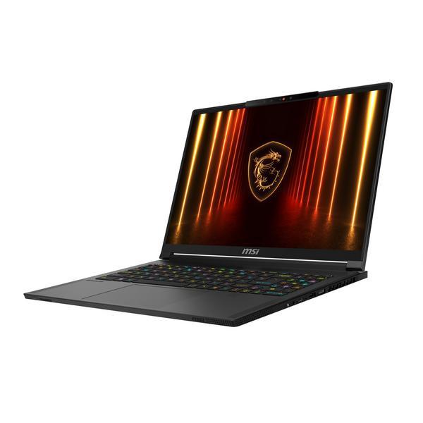 MSI Stealth A16 AI+ A3XWJG-026FR Copilot+ PC AMD Ryzen AI 9 HX 370 Ordinateur portable 40,6 cm (16") Quad HD+ 64 Go LPDDR5x-SDRAM 2 To SSD NVIDIA GeForce RTX 5090 Wi-Fi 7 (802.11be) Windows 11 Pro Noir