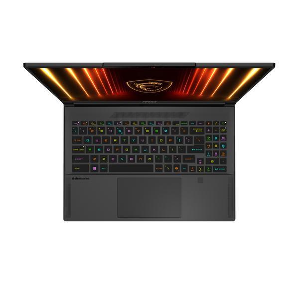 MSI Stealth A16 AI+ A3XWJG-026FR Copilot+ PC AMD Ryzen AI 9 HX 370 Ordinateur portable 40,6 cm (16") Quad HD+ 64 Go LPDDR5x-SDRAM 2 To SSD NVIDIA GeForce RTX 5090 Wi-Fi 7 (802.11be) Windows 11 Pro Noir