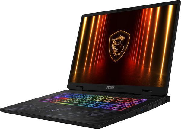 MSI Pulse A17 AI+ C3HWGKG-005FR Copilot+ PC AMD Ryzen AI 7 350 Ordinateur portable 43,2 cm (17") Quad HD+ 32 Go DDR5-SDRAM 1 To SSD NVIDIA GeForce RTX 5070 Wi-Fi 6E (802.11ax) Windows 11 Pro Noir