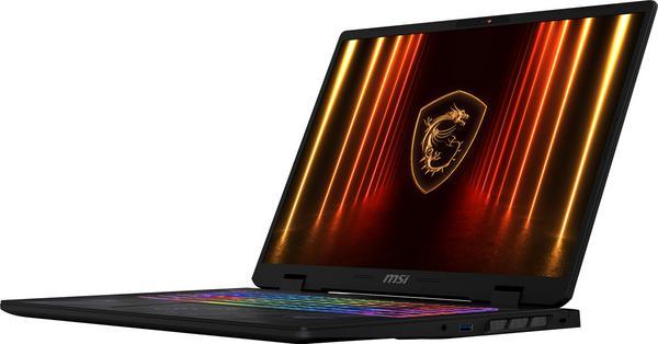 MSI Pulse A17 AI+ C3HWGKG-005FR Copilot+ PC AMD Ryzen AI 7 350 Ordinateur portable 43,2 cm (17") Quad HD+ 32 Go DDR5-SDRAM 1 To SSD NVIDIA GeForce RTX 5070 Wi-Fi 6E (802.11ax) Windows 11 Pro Noir