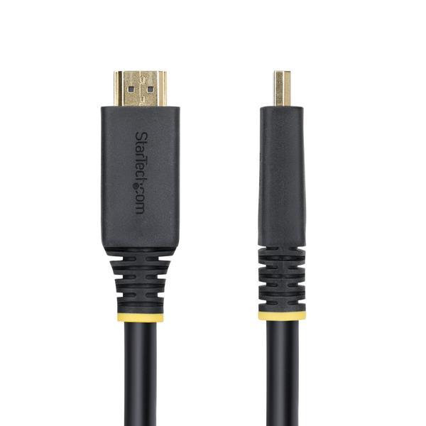 StarTech.com Câble HDMI Haut Débit Actif de 10m, 4K 60Hz/1440p 144Hz, HDR10/HDCP 2.2/ARC, 18Gbps, Cordon HDMI, UHD HDMI 2.0 pour TV/Moniteur/Écran, Gaine TPE