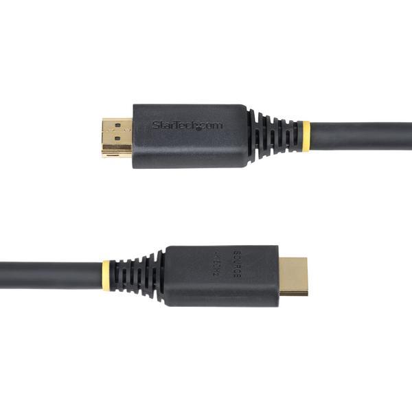 StarTech.com Câble HDMI Haut Débit Actif de 10m, 4K 60Hz/1440p 144Hz, HDR10/HDCP 2.2/ARC, 18Gbps, Cordon HDMI, UHD HDMI 2.0 pour TV/Moniteur/Écran, Gaine TPE