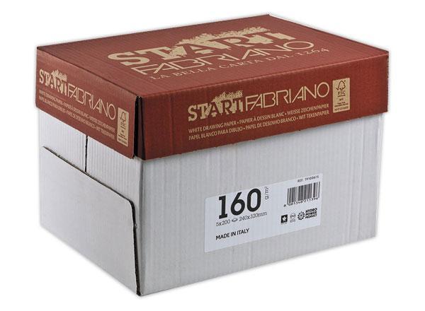 1 Pack de 200 Feuilles de papier dessin blanc formatA4 - 160 g