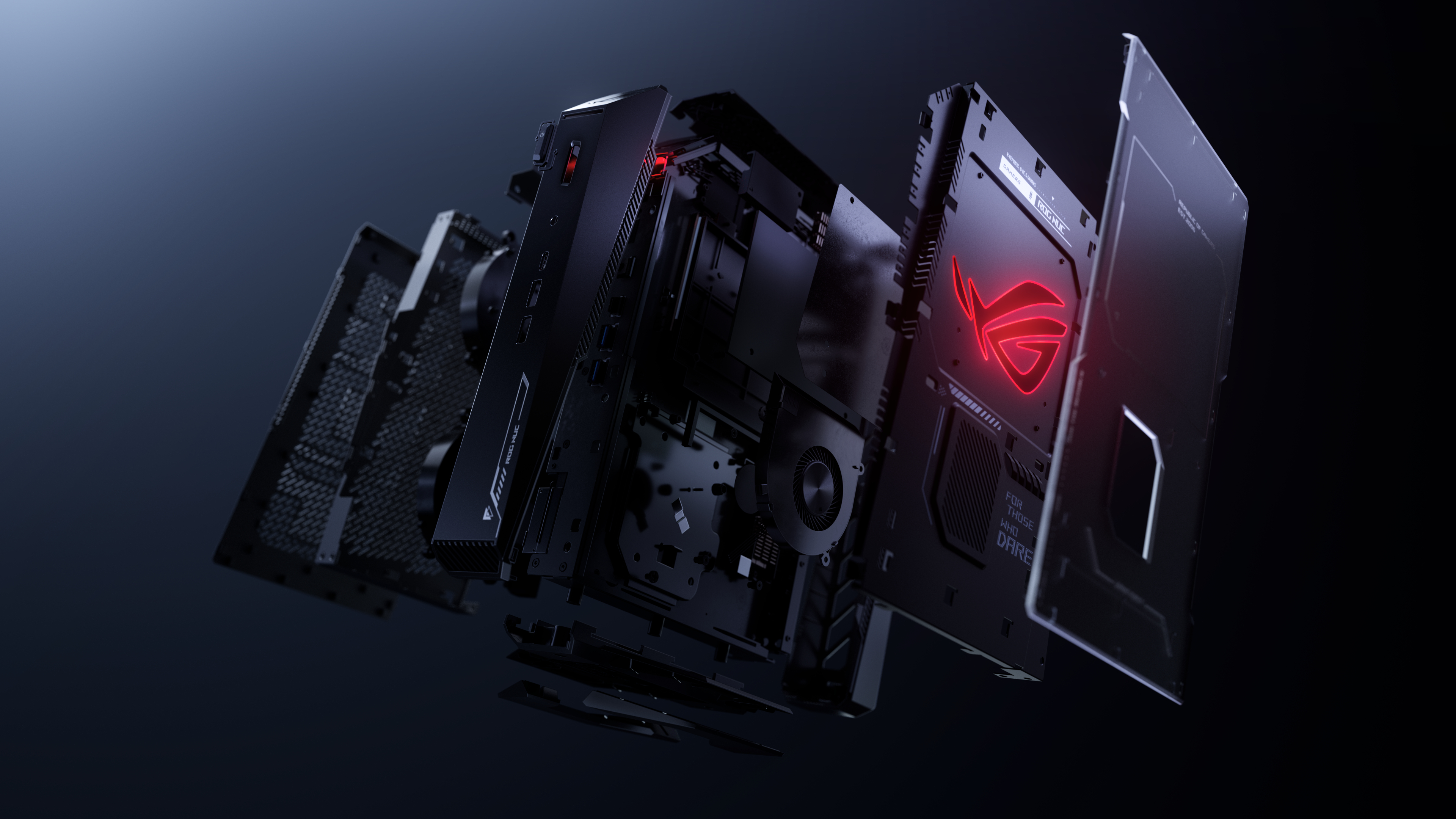 ASUS ROG NUC RNUC15JNK9X389A2 Intel Core Ultra 9 32 Go DDR5-SDRAM 1 To SSD NVIDIA GeForce RTX 5070 Ti Windows 11 Home USFF Mini PC Noir