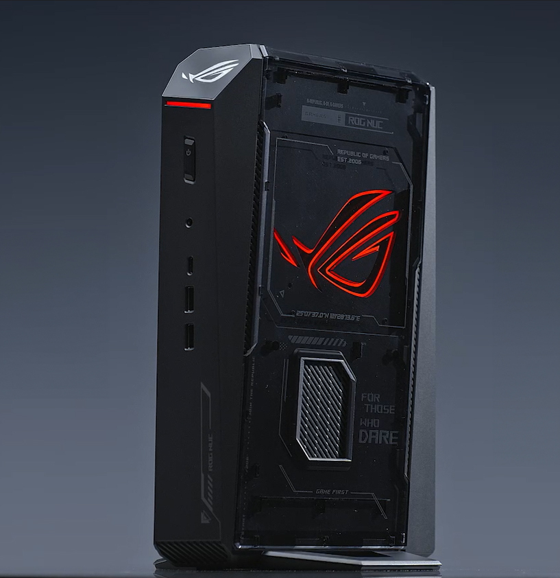 ASUS ROG NUC RNUC15JNK9X389A2 Intel Core Ultra 9 32 Go DDR5-SDRAM 1 To SSD NVIDIA GeForce RTX 5070 Ti Windows 11 Home USFF Mini PC Noir