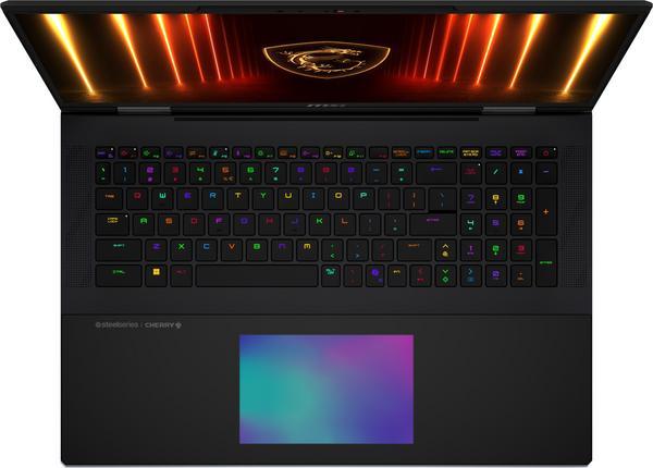MSI Titan 18 HX AI A2XWIG-402FR Intel Core Ultra 9 285HX Ordinateur portable 45,7 cm (18") UHD+ 64 Go DDR5-SDRAM 6 To SSD NVIDIA GeForce RTX 5080 Wi-Fi 7 (802.11be) Windows 11 Pro Noir