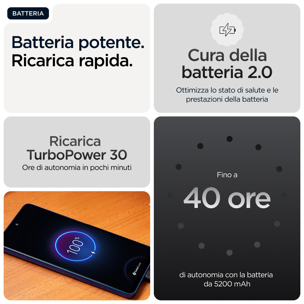 Motorola moto g56 5G 17,1 cm (6.72") Double SIM hybride Android 15 USB Type-C 8 Go 256 Go 5200 mAh Noir