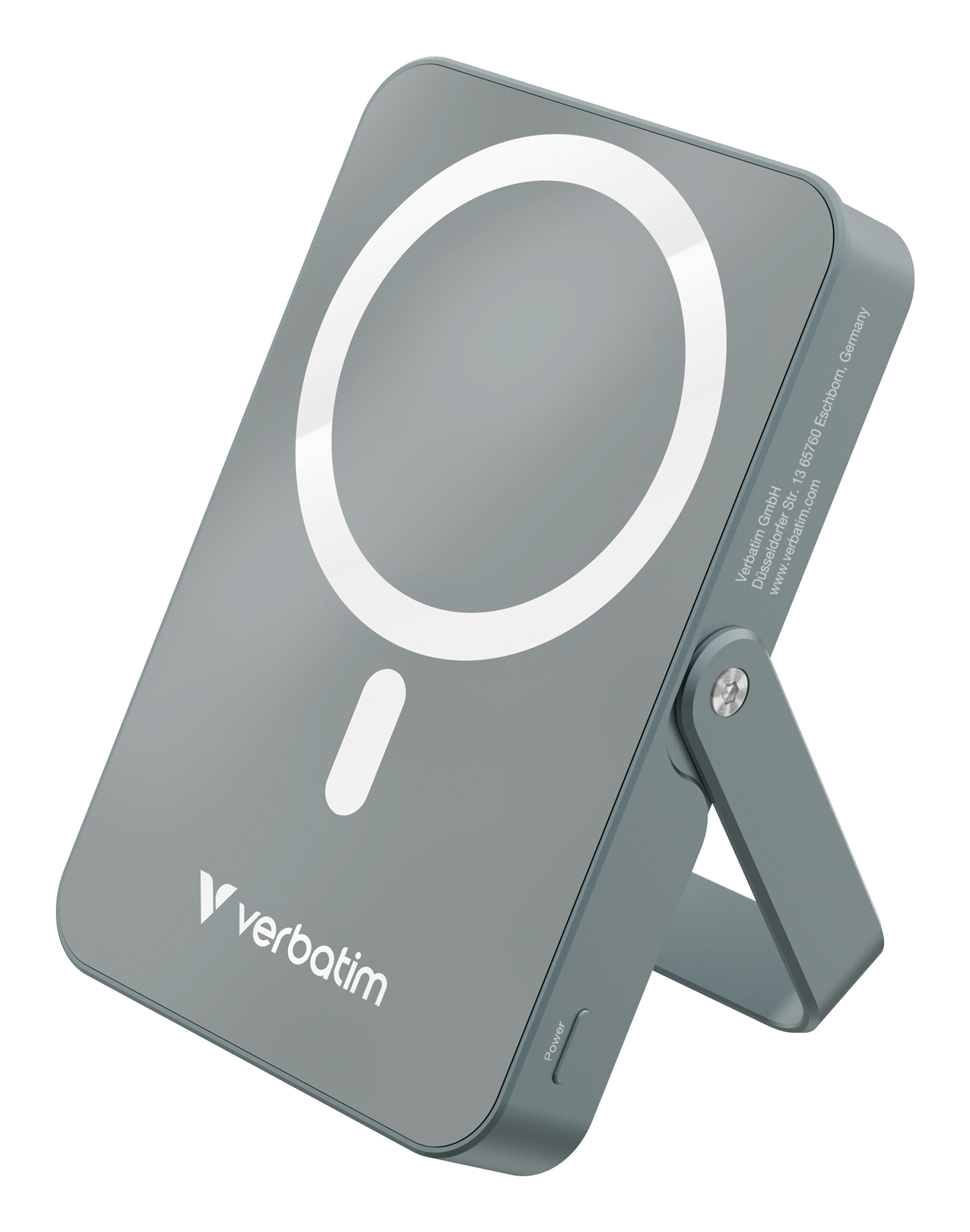 Verbatim Charge 'n' Go Magnetic Wireless Lithium Polymère (LiPo) 10000 mAh Recharge sans fil Gris