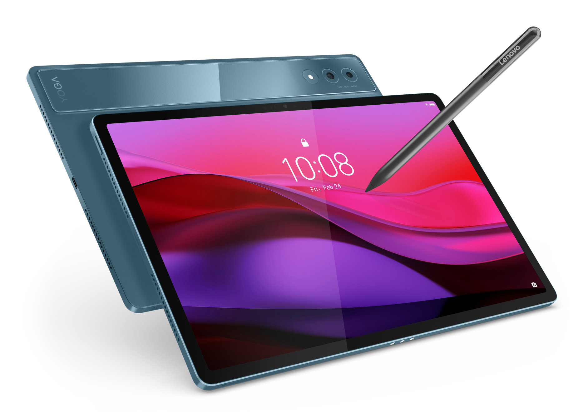 Lenovo Yoga Tab Plus Qualcomm Snapdragon 256 Go 32,3 cm (12.7") 16 Go Wi-Fi 7 (802.11be) Android 14 Bleu