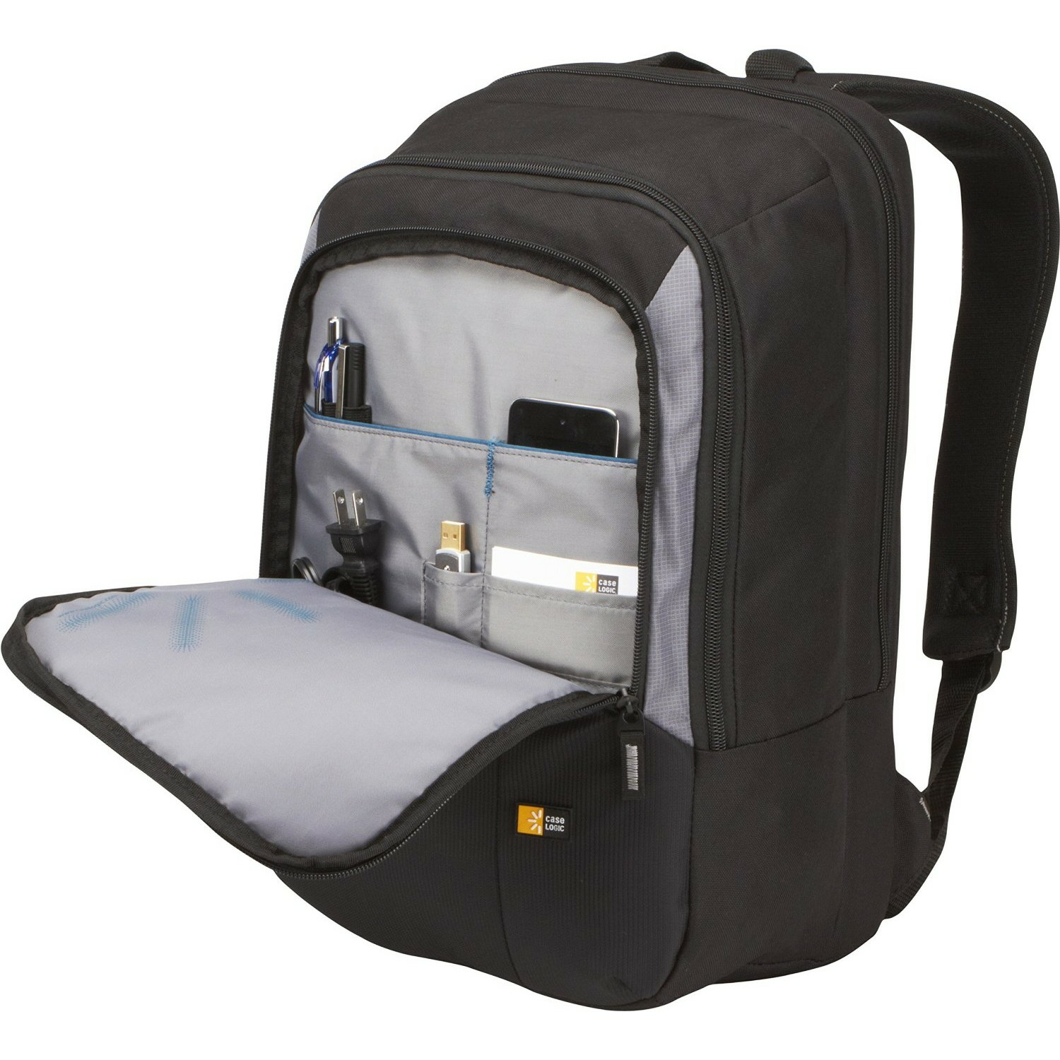 Case Logic VNB-217 Black 43,2 cm (17") Étui sac à dos Noir