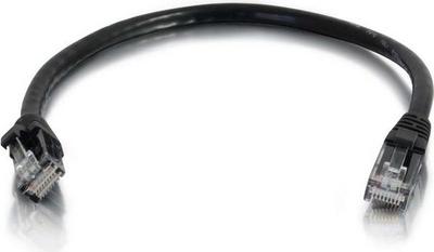 C2G Câble de raccordement réseau Cat6 avec gaine non blindé (UTP) de 1 M - Noir