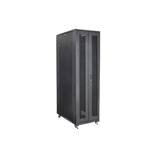 StarTech.com Rack Serveur 42U à 4 Montants, Rack de Données 19" pour Ordinateur / AV / Équipement IT, Rack Serveur avec Roulettes, Armoire Réseau Industrielle Pleine Taille