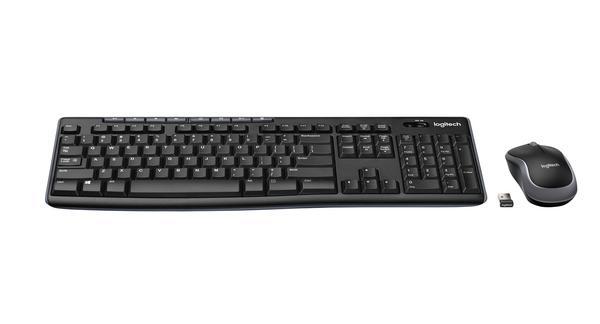 Logitech Wireless Combo MK270 clavier Souris incluse Universel USB AZERTY Français Noir