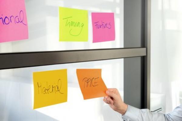1 Lot de 4 Notes repositonnables Super sticky 20x14,9 cm - assortis