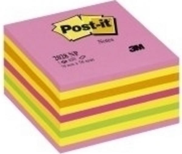 1 Cube Post-it® Couleurs Rêve Intense, 76 x 76 mm, 450 feuilles