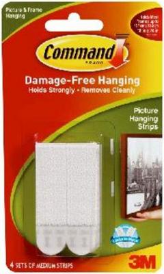 1 Languettes accroche tableaux Command¿ - Blanc