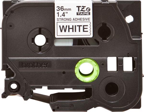 BROTHER P-Touch TZE-S261 black on white 36mm extra gluey