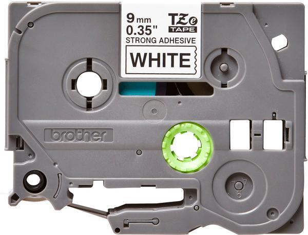 BROTHER P-TOUCH TZE-S221 noir sur blanc 9mm extra gluey
