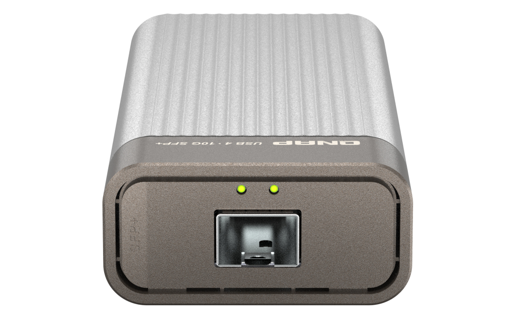 QNAP USB 4 Type-C to 1x10GbE SFP+ Network Adapter