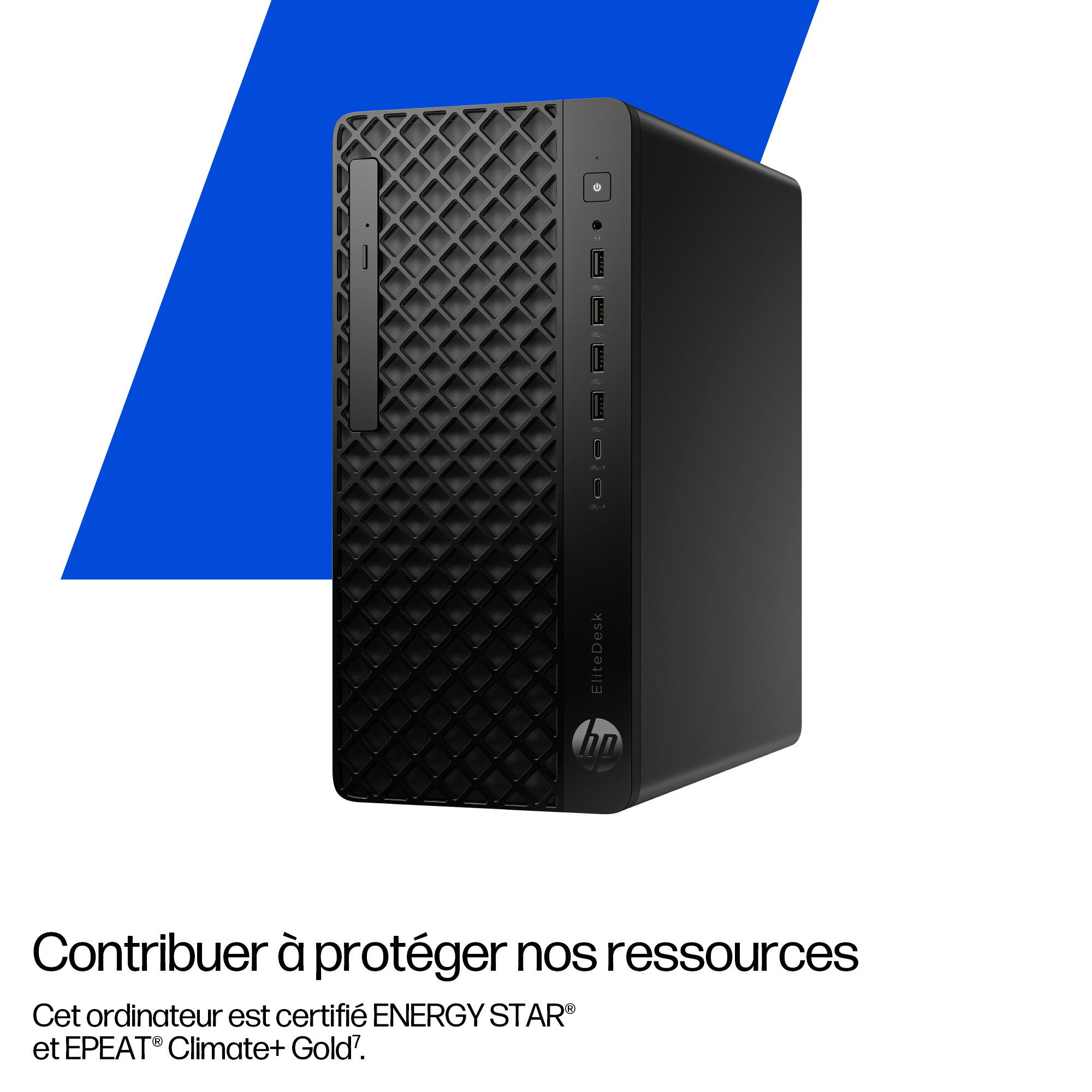 HP Elite Tower 800 G1 Intel Core Ultra 5 235 8Go 256Go SSD UMA W11P 3/3/3 Smartbuy