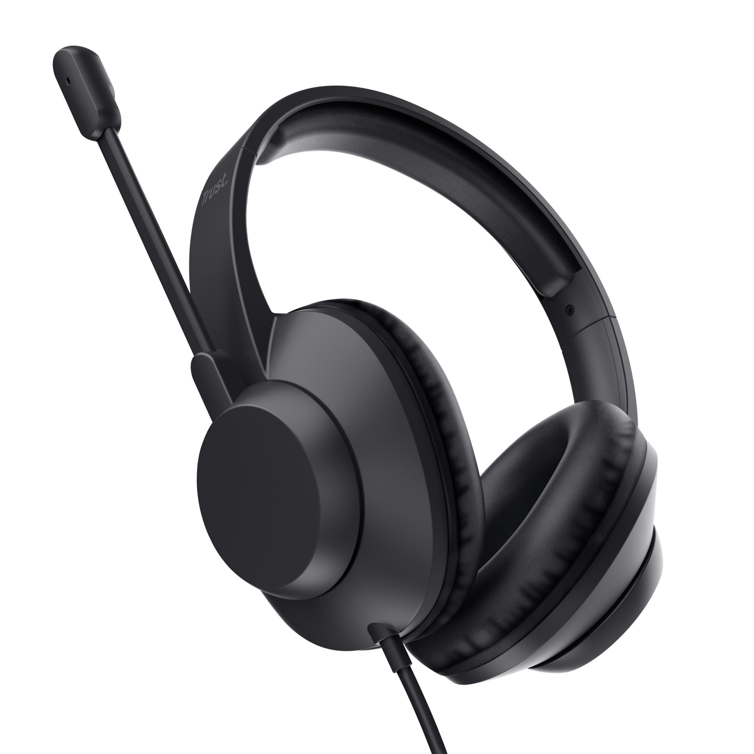 TRUST Ayda Max USB Stereo 40mm Headset with ENC Microphone USB Black