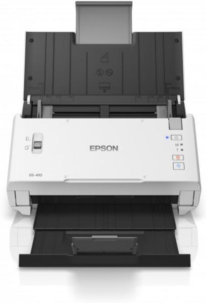 Epson DS-410 Alimentation papier de scanner 600 x 600 DPI A4 Noir, Blanc