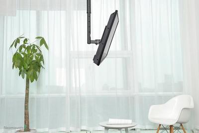 NEOMOUNTS FPMA-C060BLACK Support de plafond pour écran de 10-40p - h 60-85 cm