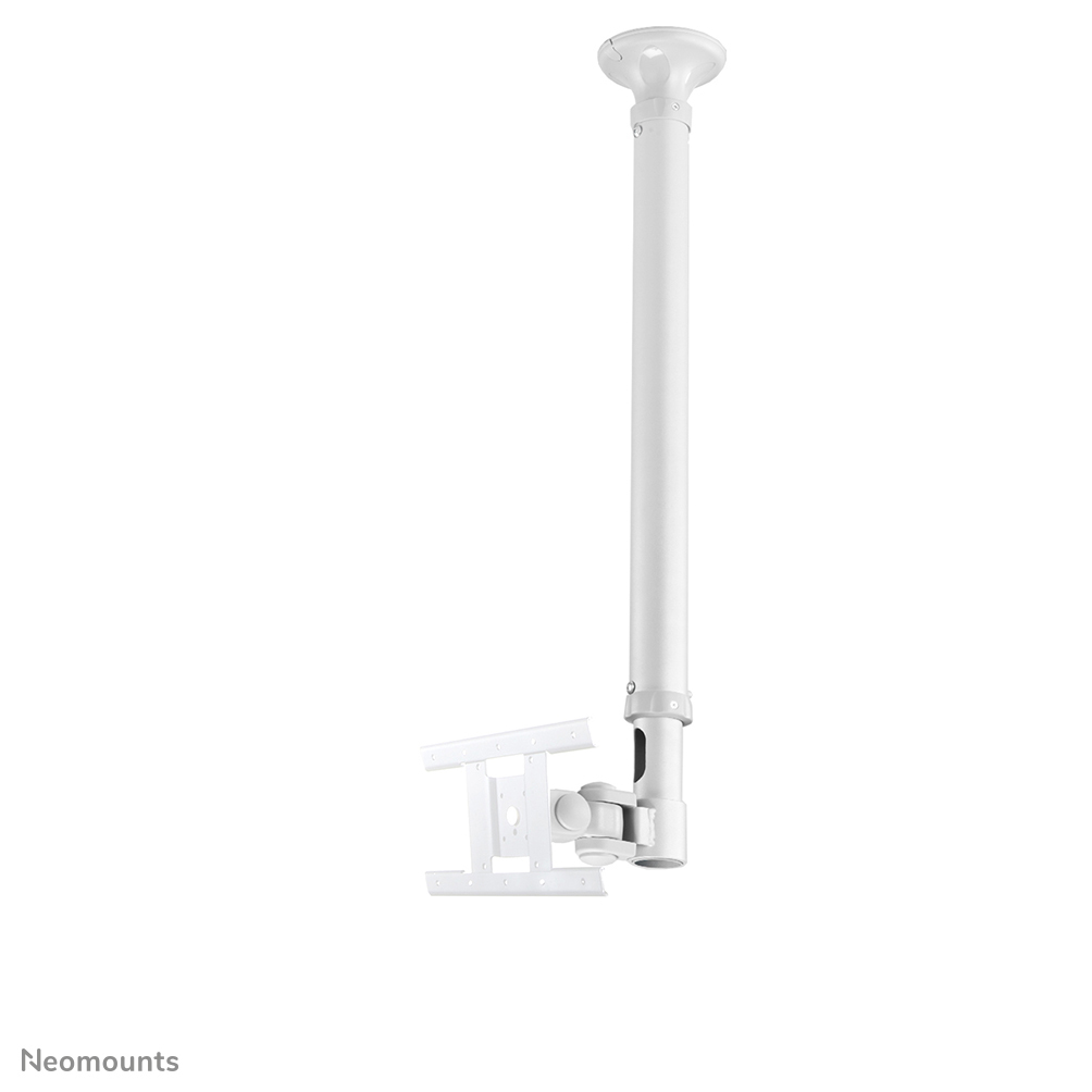NEOMOUNTS FPMA-C100WHITE Support de plafond pour écran de 10-30p - h 79-129 cm