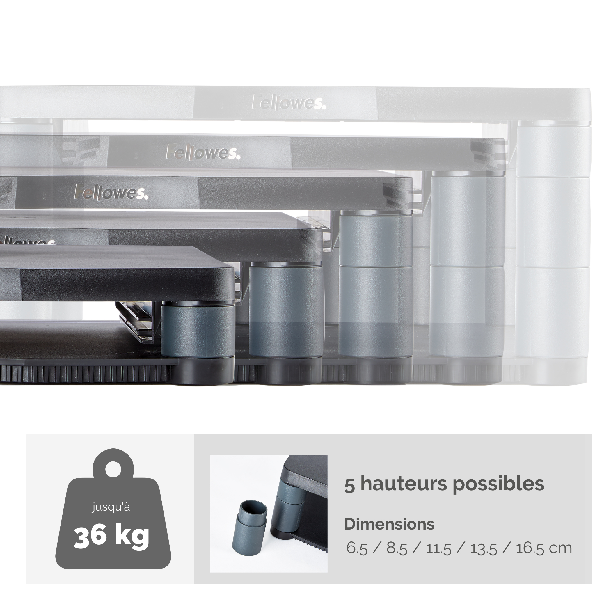 FELLOWES SUPPORT MONITEUR PREMIUM-GRAPH