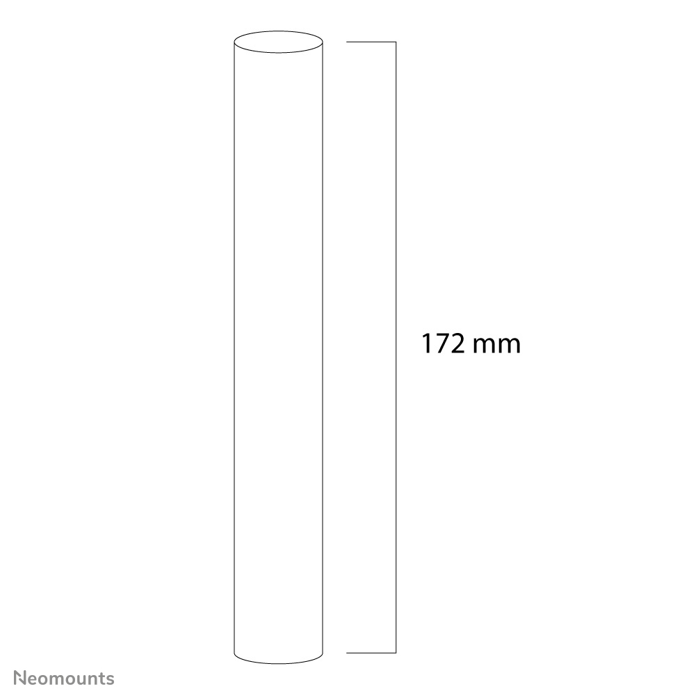 NEOMOUNTS FPMA-CPCONNECTSILVER Connecteur pour tube dextension