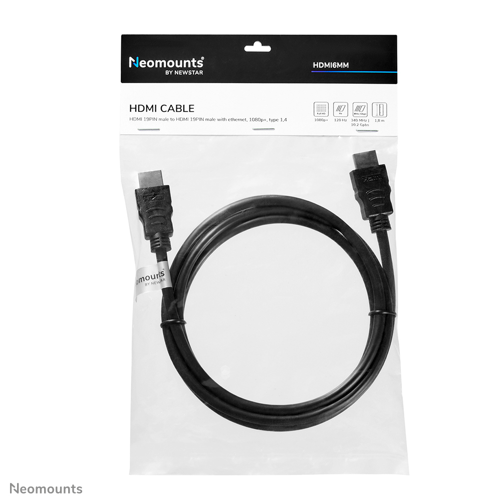 NEOMOUNTS HDMI6MM câble HDMI - 1.8 mètres