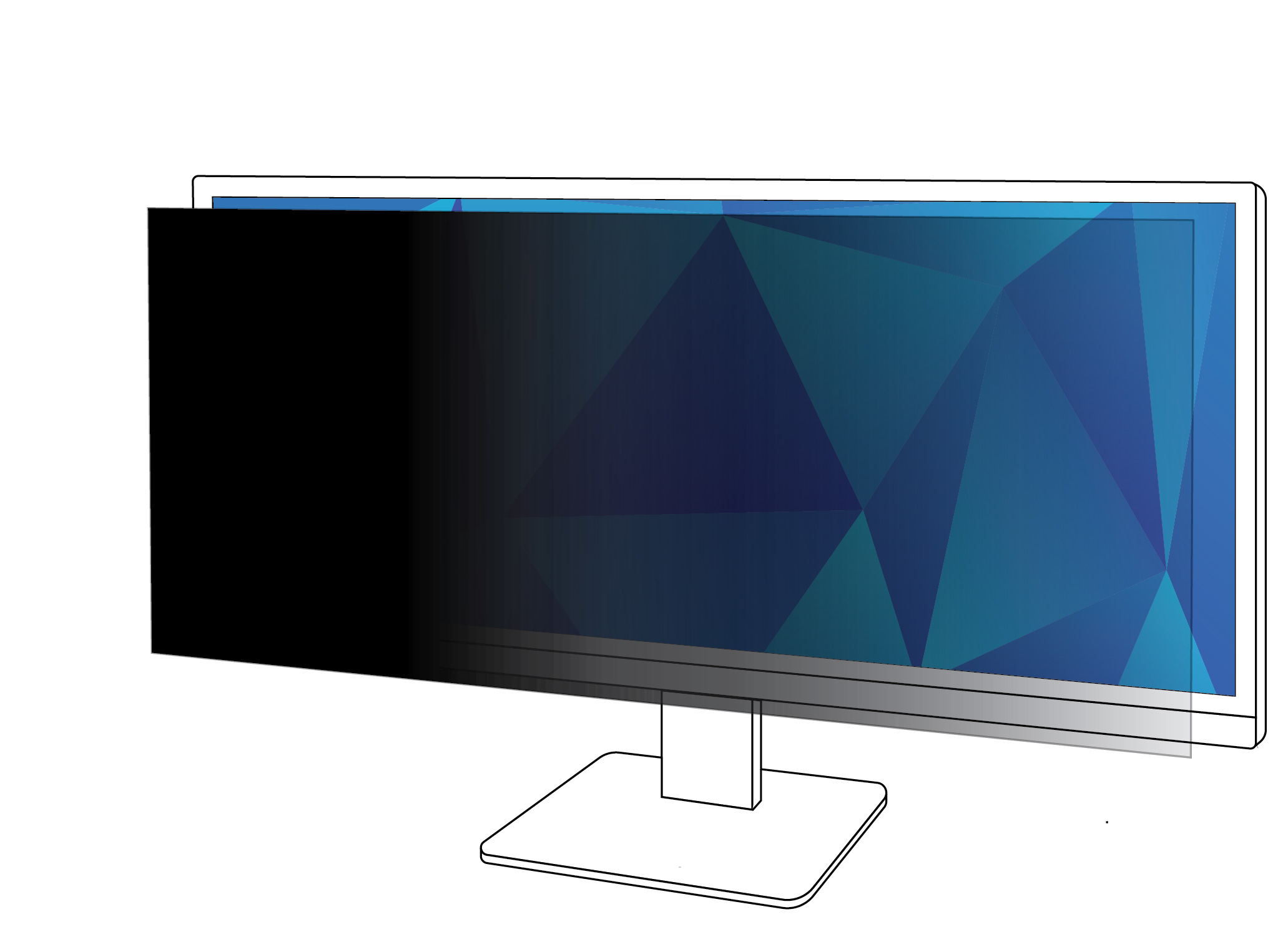 3M Privacy Filter for 34inch Widescreen Monitor (21:9)