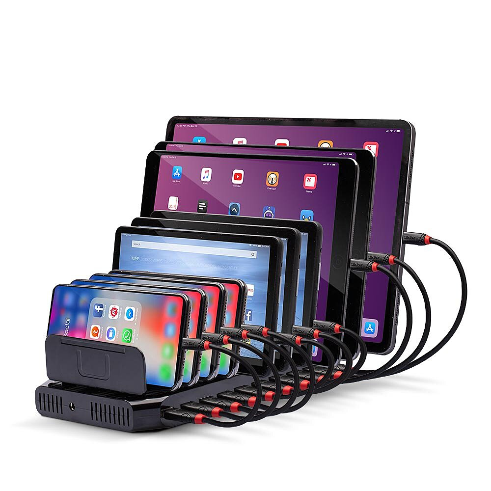 Lindy Station de Charge USB 10 Ports, 96W